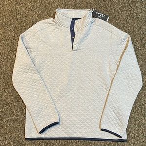 Rhone Gramercy Quilted Pullover Large